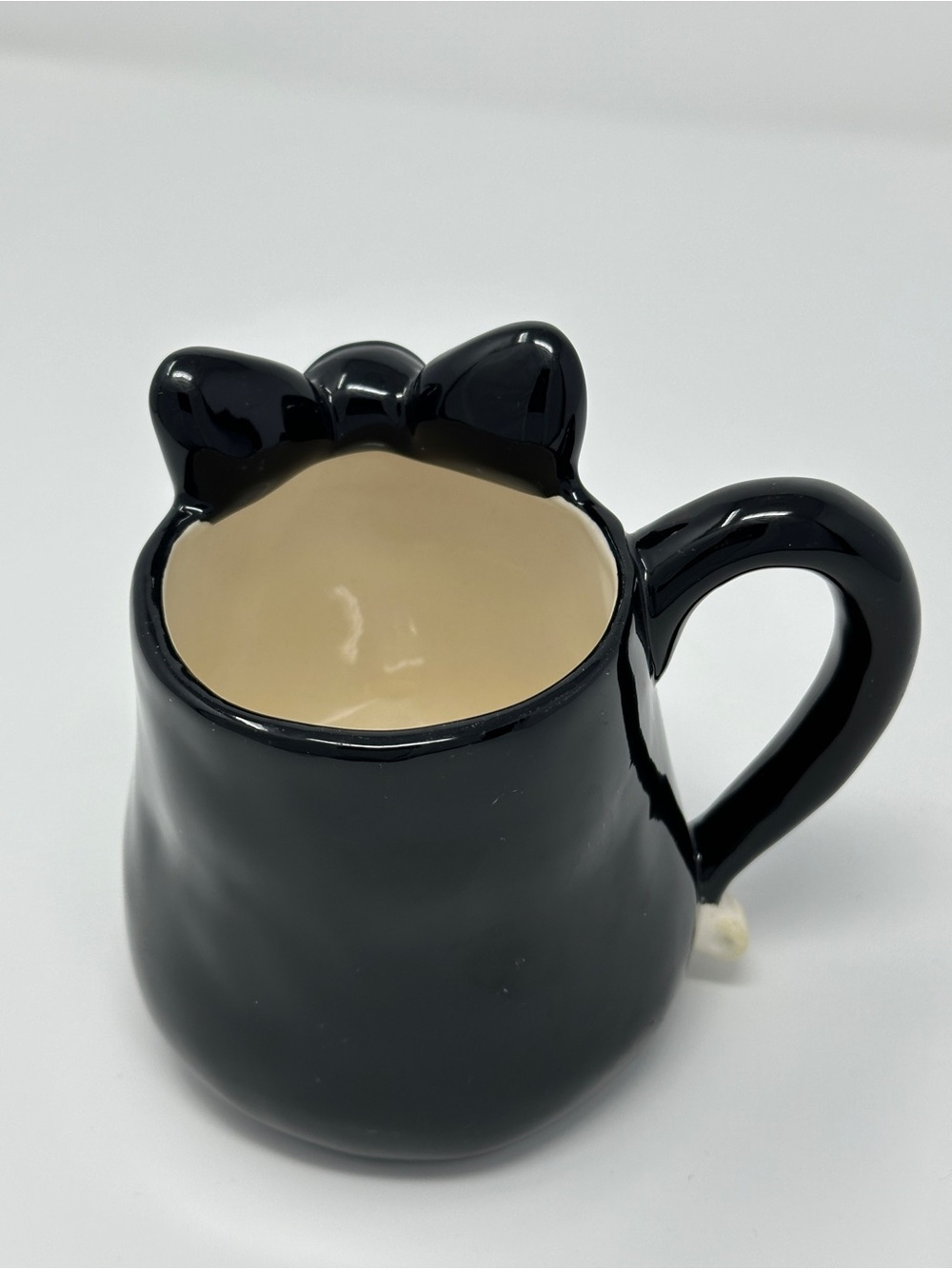 Vintage Cat-Shaped Ceramic black cat Mug - Picture 6 of 8